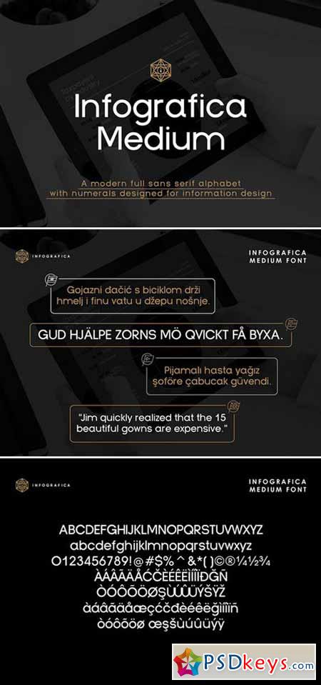 Infografica Medium Font 431483