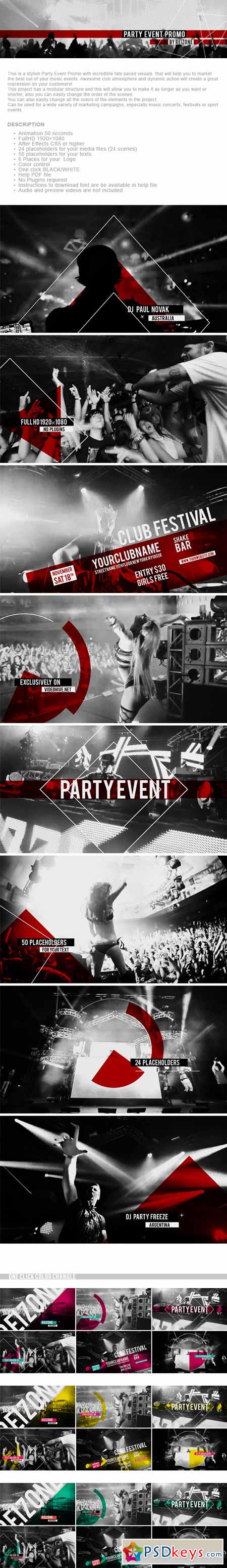 Party Event Promo - After Effects Projects