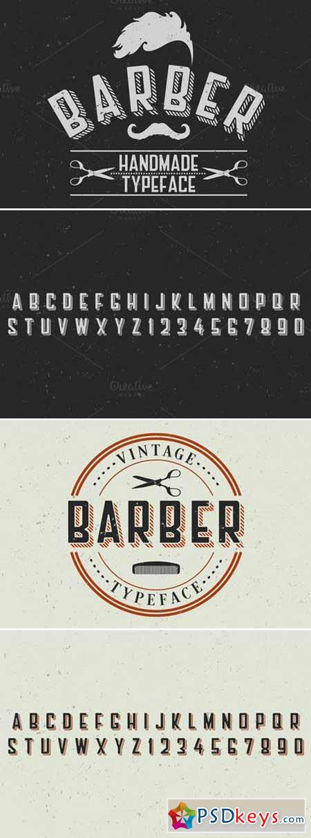 Barber Label Typeface 436884