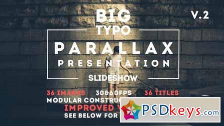 Big Typo Parallax Presentation - After Effects Projects