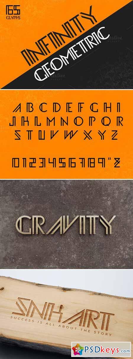 Infinity Geometric Font 440066