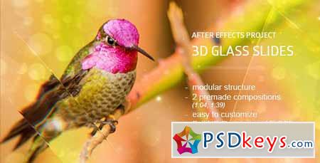 Glass Slides 3D - After Effects Projects