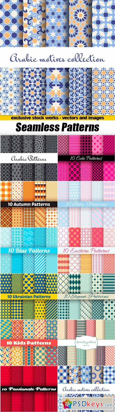 Seamless Patterns Collection - 12x EPS