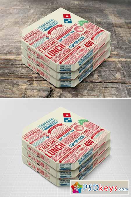 Pizza Box Mock-up 418082