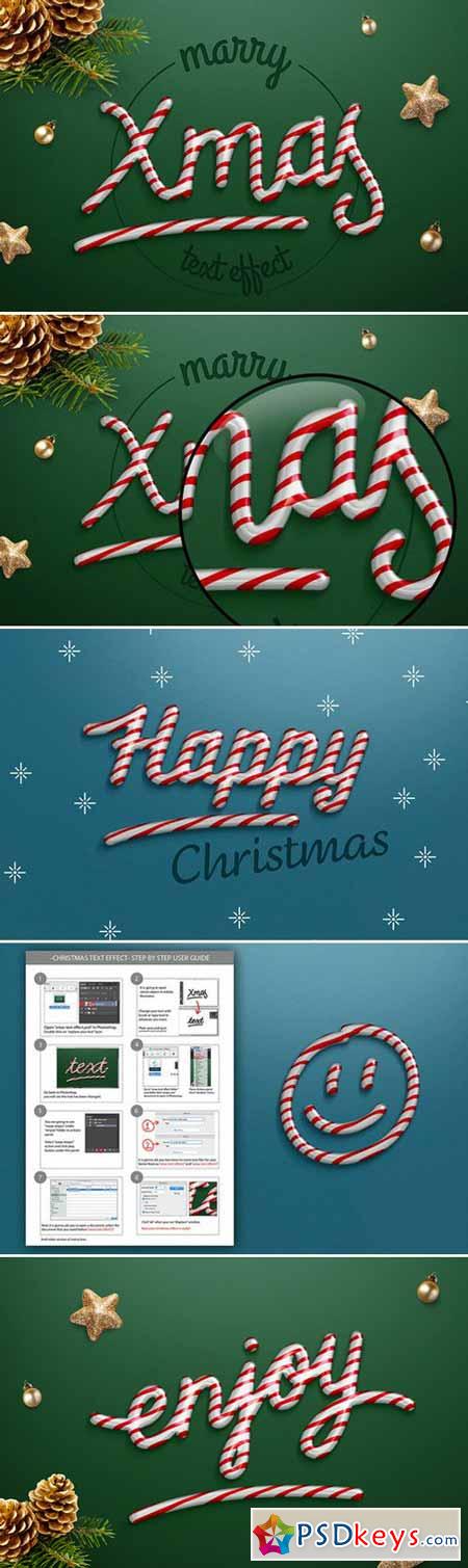 Christmas text effect 446063