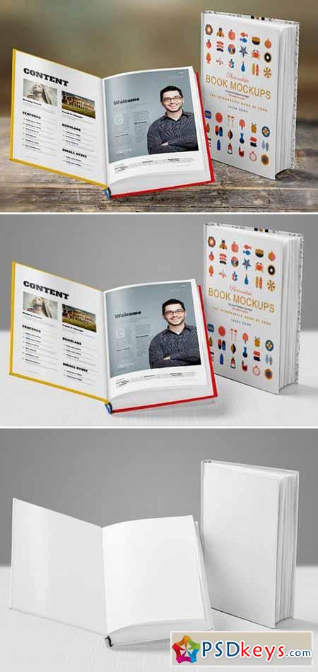 Book Magazine Brochure Mock up 5 412758