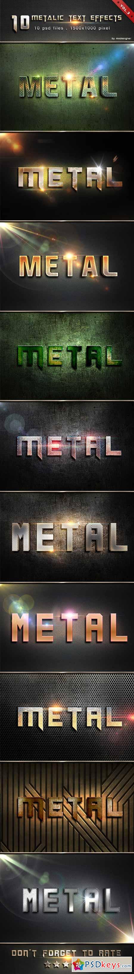 Metalic Text Effects V.3 10036417