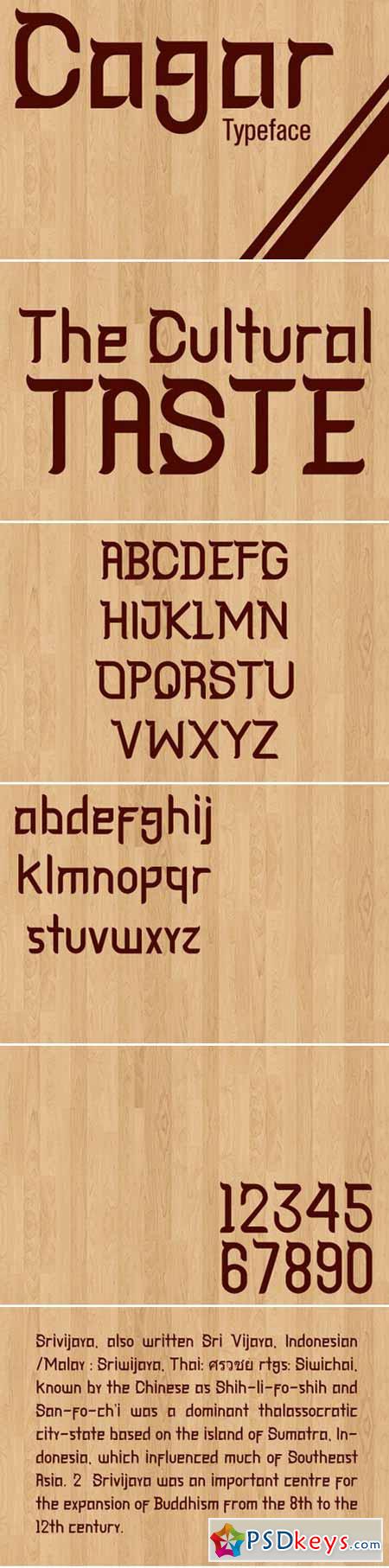 Cagar Typeface