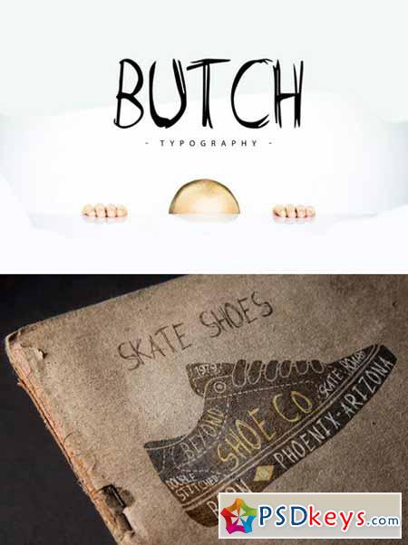 Butch Marker Typeface