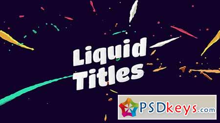 Liquid Animation Titles - After Effects Projects
