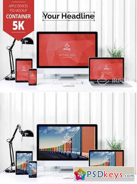 Container 5K Apple Devices Mockup 452107