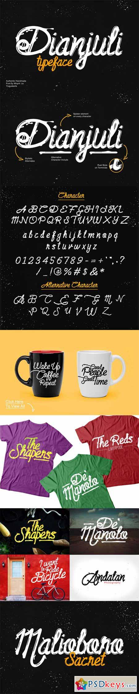 Dianjuli Typeface 430704