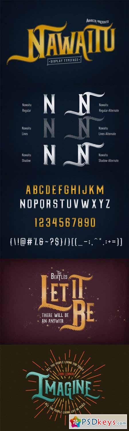 Nawaitu Typeface 452186