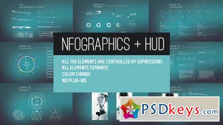 Infographics + HUD - After Effects Projects