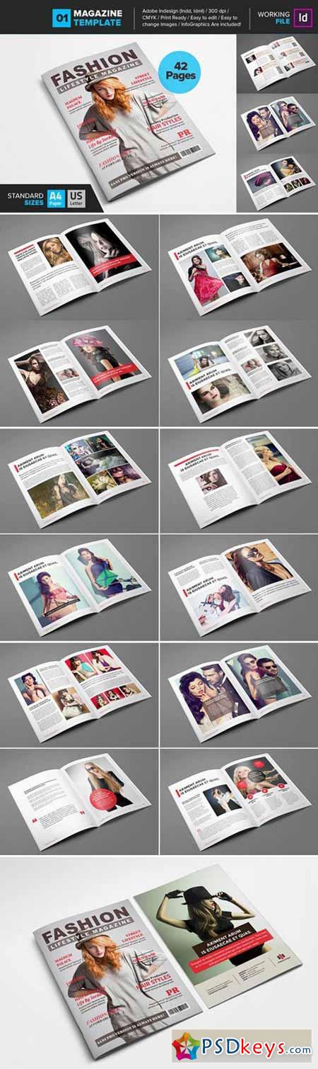 Magazine Template 01 437125