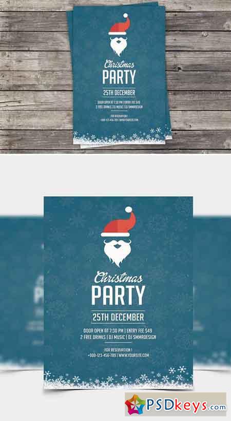Christmas Party Invitation Flyer 438295