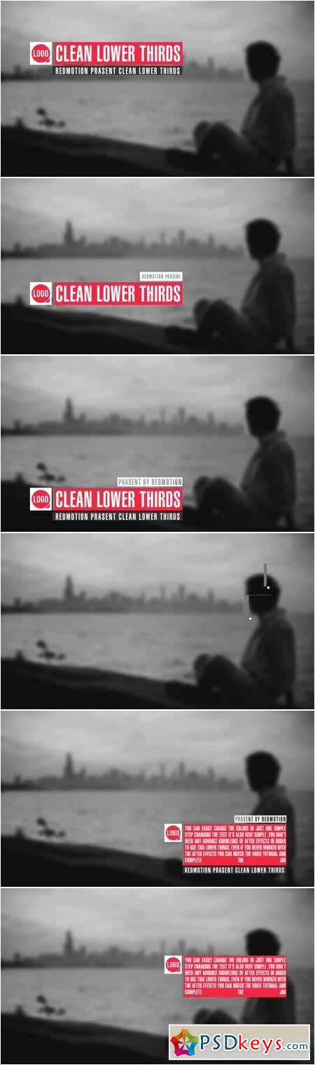 11 Clean Lower Thirds - After Effects Projects