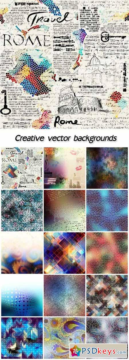 Creative vector backgrounds