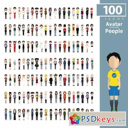 Set of people icons 452468