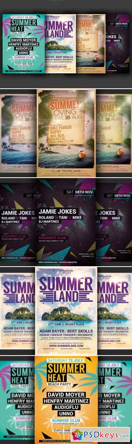 The Summer Party Flyer Bundle 282816