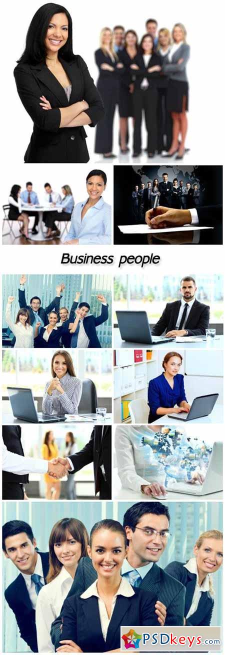 Business people, working collective