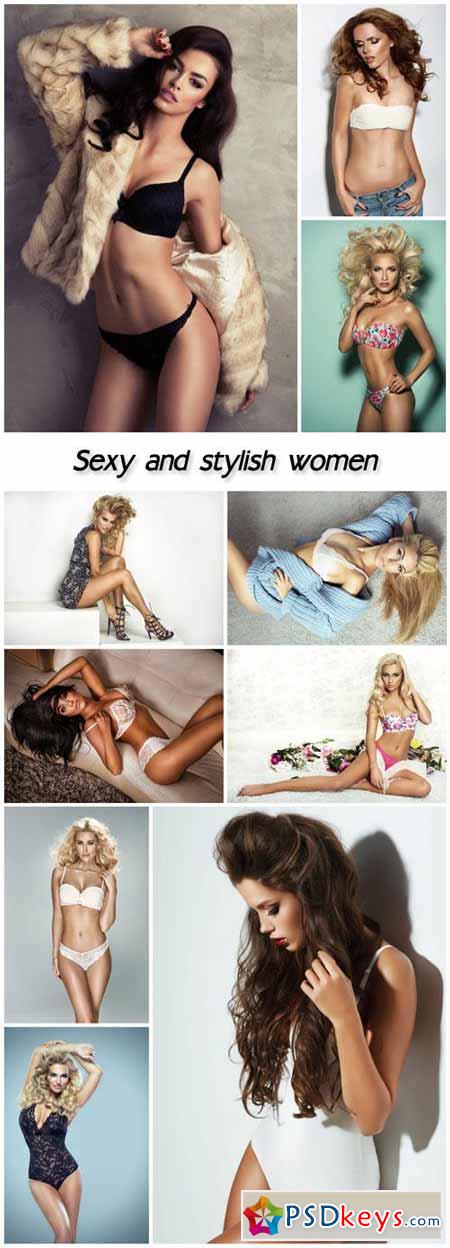 Sexy and stylish women