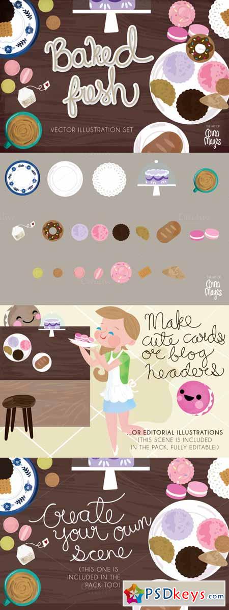 Baked Fresh Vector Pack 461186