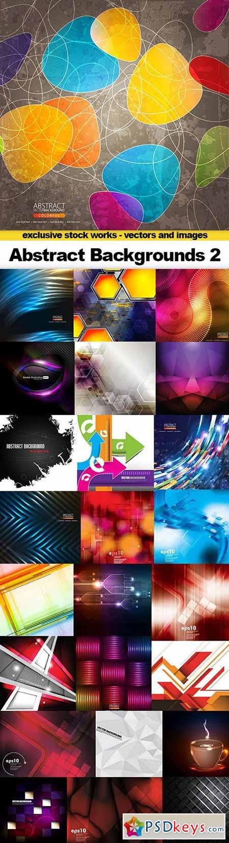 Amazing Abstract Backgrounds Collection 2 - 25xEPS