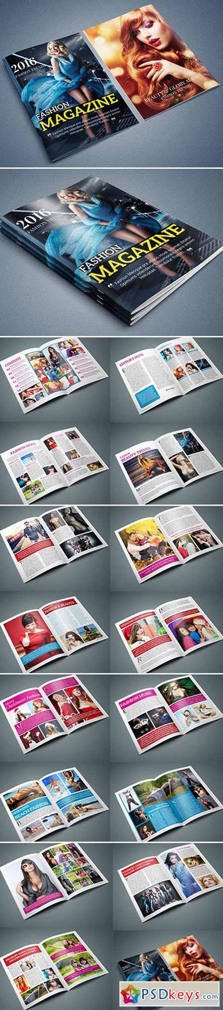 InDesign - 40 Page Magazine Template 462217