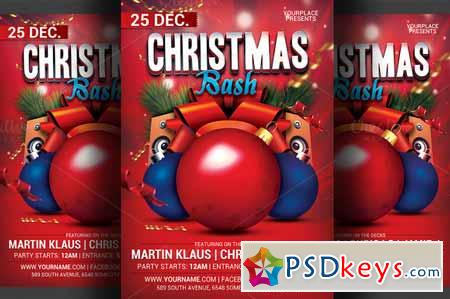 Christmas Bash Party Flyer Template 466093