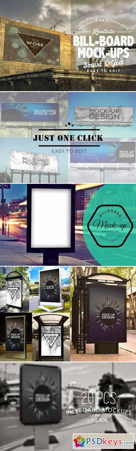 Realistic Billboard Mock-ups 300730