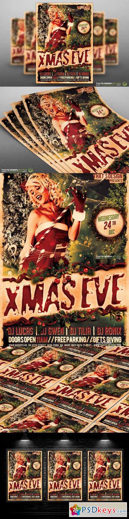 Christmas Eve Flyer Template V3 109632