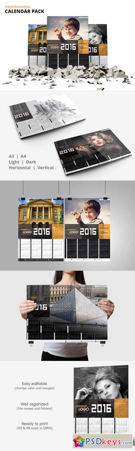 Professional Calendar Pack 468054