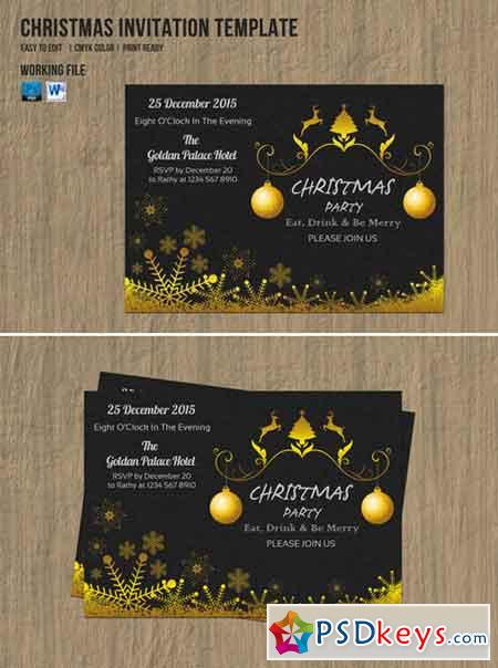 Christmas Invitation Flyer-V153 469842