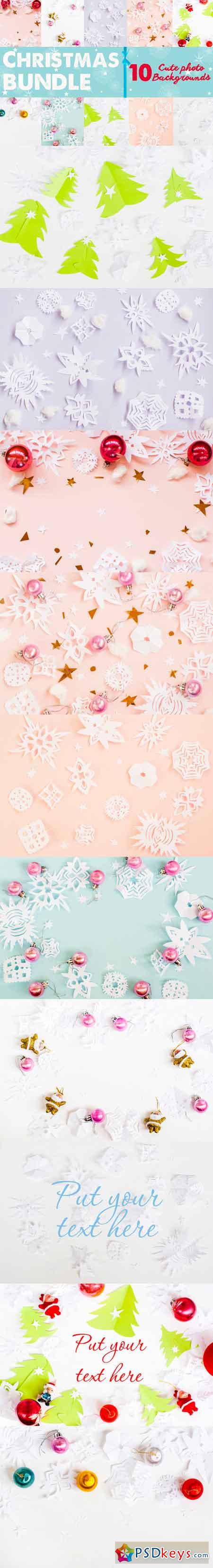 Christmas bundle paper snowflakes 466960