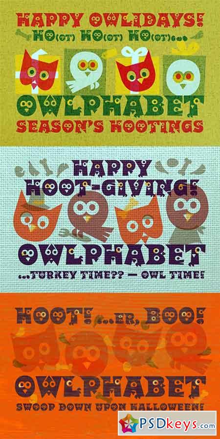 Owlphabet Font 464378