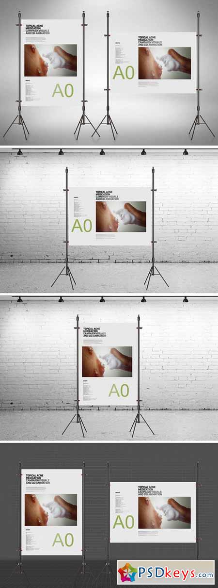 A0 Poster Mockup V & H 471168