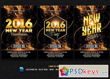 New Year Party Bash Flyer 437920