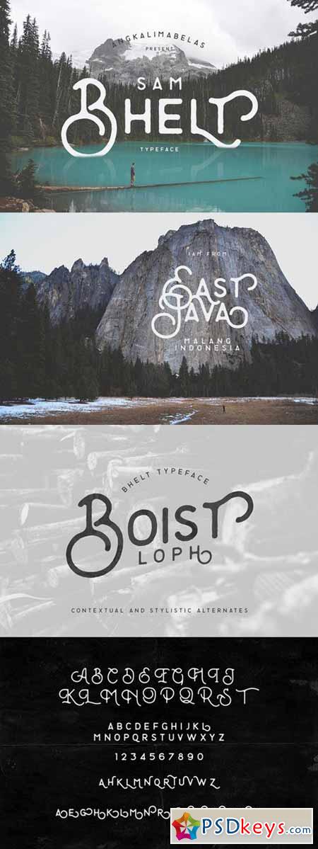 Bhelt Typeface 472632