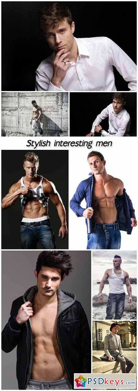 Stylish interesting men