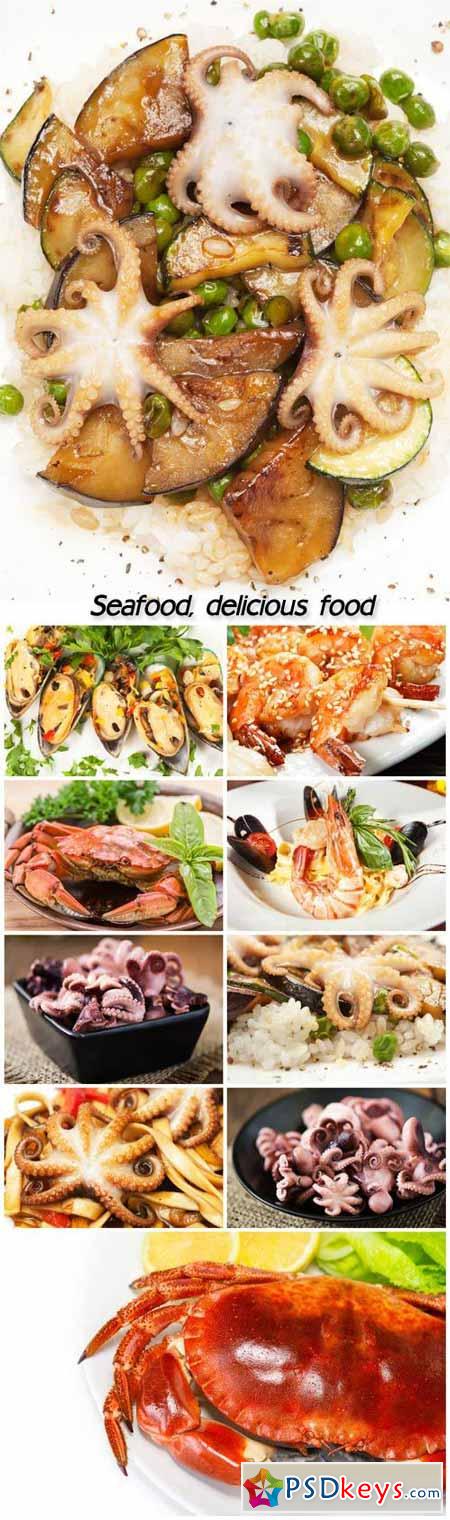 Seafood, delicious food