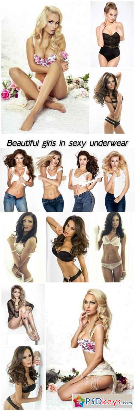 Beautiful girls in sexy underwear