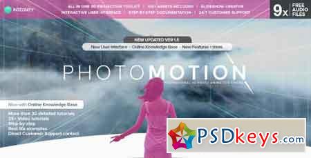 PhotoMotion - Professional 3D Photo Animator - After Effects Projects