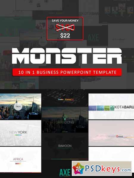 Monster - Powerpoint Bundle 475704