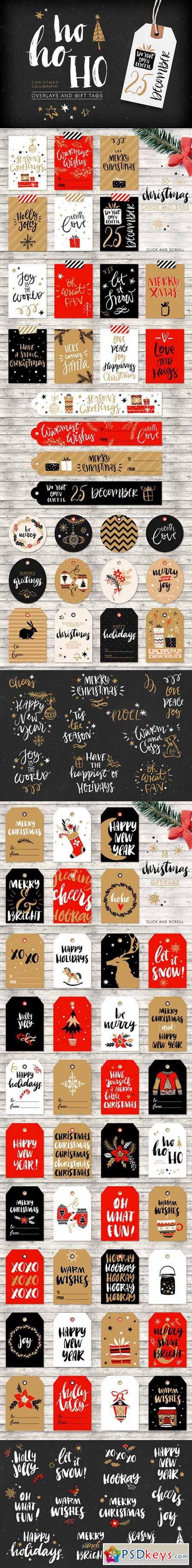 Christmas overlays and tags 472951