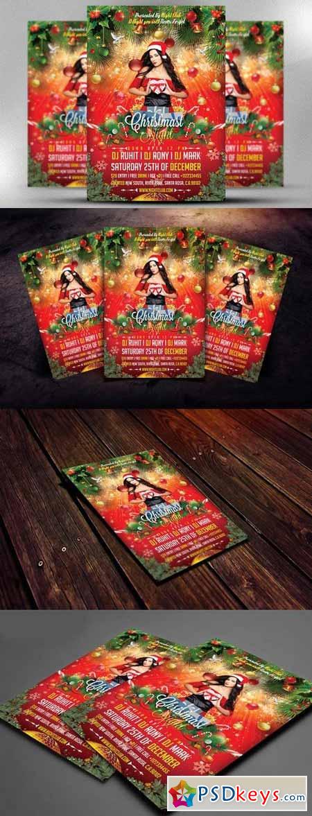 Merry Christmast Party Flyer 426332