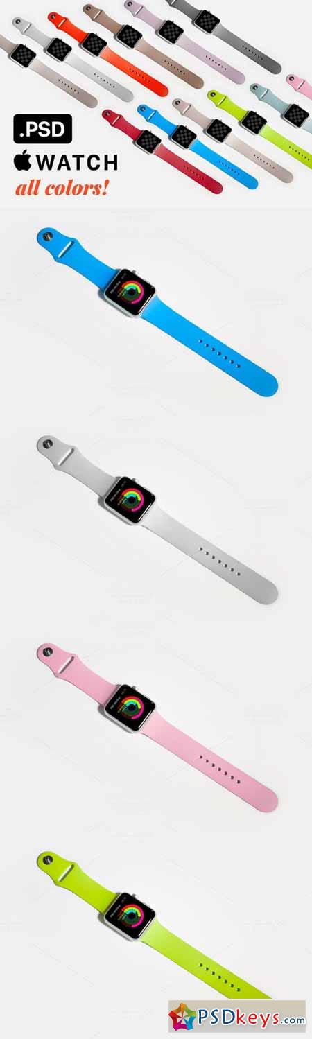 Apple Watch PSD Mockup 454755