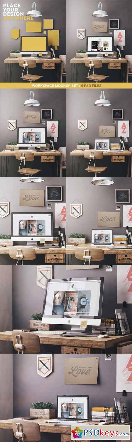 Workspace Mockup Set 1 443472