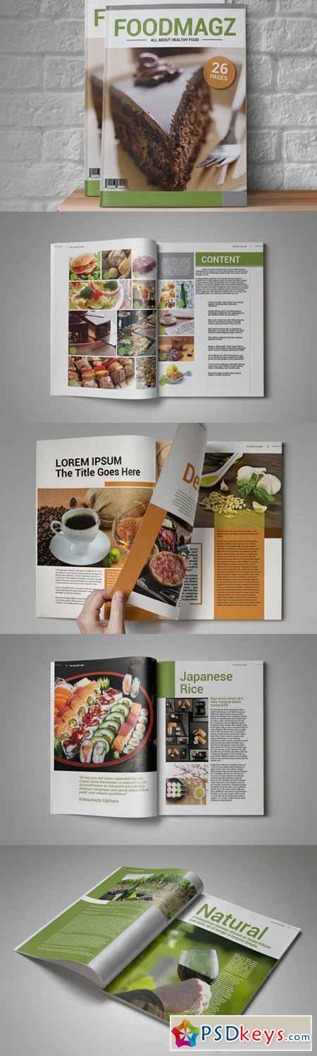 InDesign Magazine Template 87376