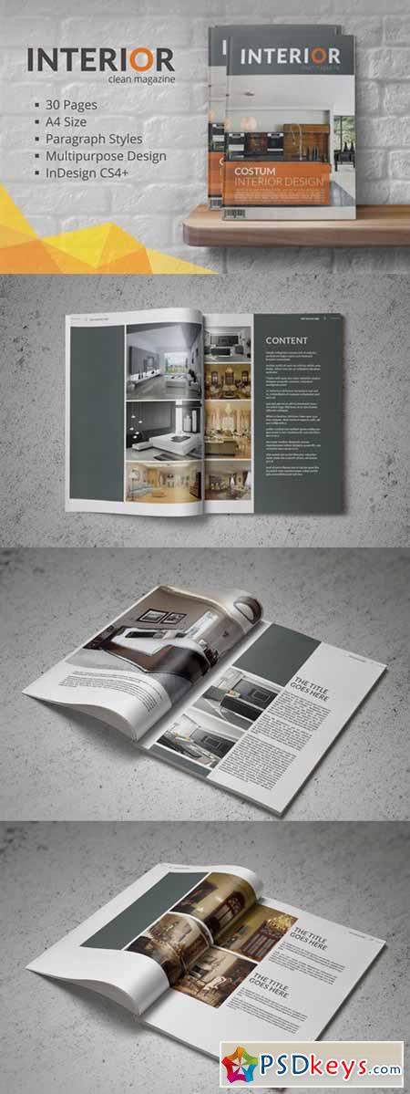30 Pages  INTERIOR MGZN Template